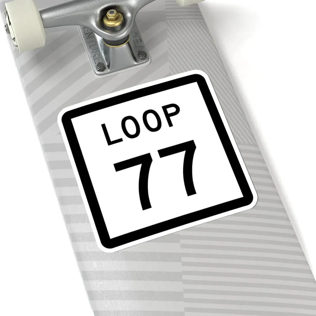Texas Loop 77 (Texas) (Road Sign) STICKER Vinyl Kiss-Cut Decal - The Sticker Space