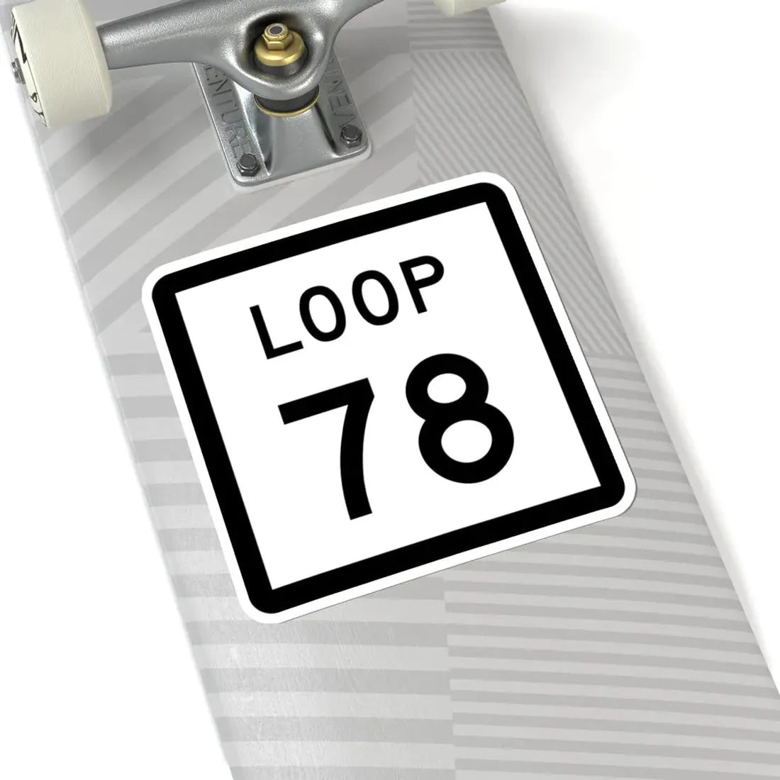 Texas Loop 78 (Texas) (Road Sign) STICKER Vinyl Kiss-Cut Decal - The Sticker Space