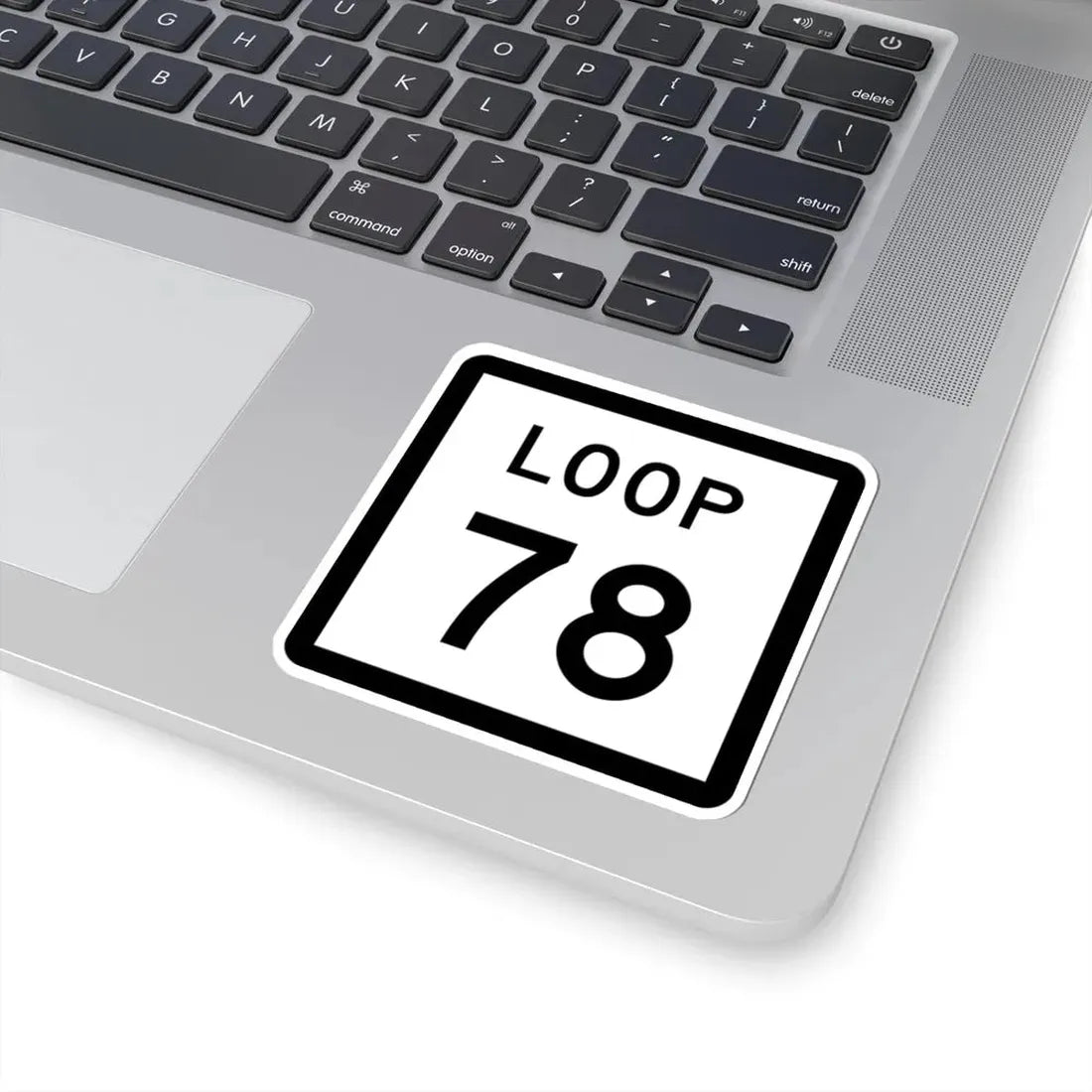 Texas Loop 78 (Texas) (Road Sign) STICKER Vinyl Kiss-Cut Decal - The Sticker Space