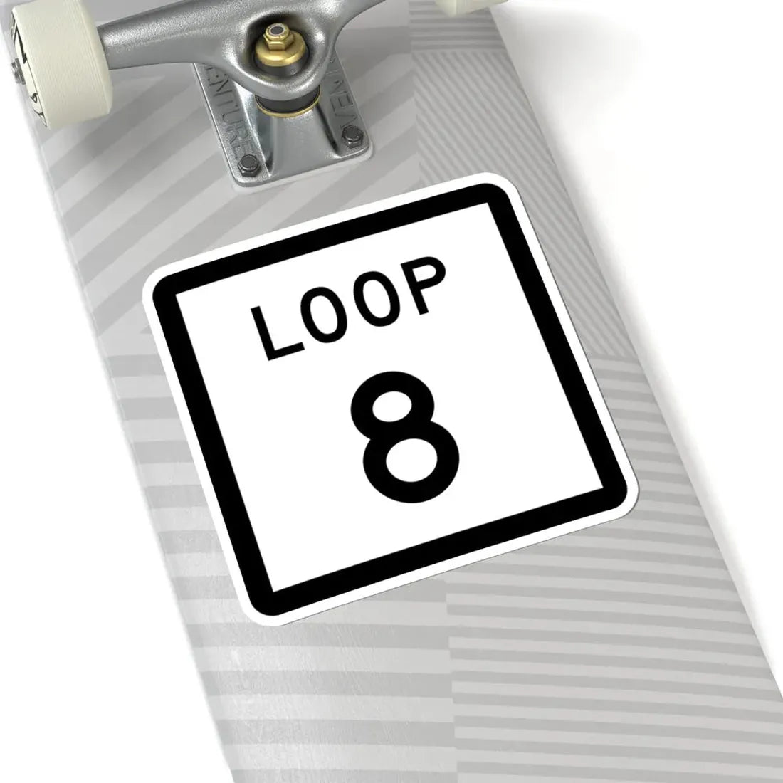 Texas Loop 8 (Texas) (Road Sign) STICKER Vinyl Kiss-Cut Decal - The Sticker Space