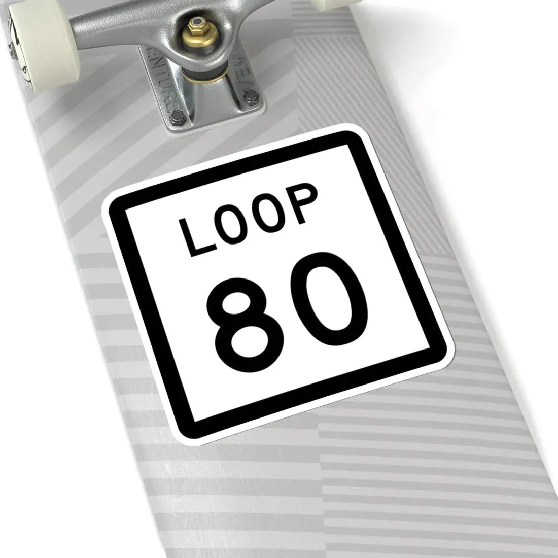 Texas Loop 80 (Texas) (Road Sign) STICKER Vinyl Kiss-Cut Decal - The Sticker Space