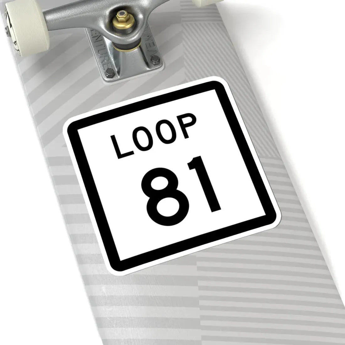 Texas Loop 81 (Texas) (Road Sign) STICKER Vinyl Kiss-Cut Decal - The Sticker Space