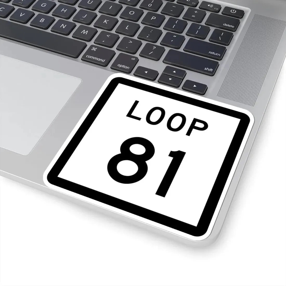 Texas Loop 81 (Texas) (Road Sign) STICKER Vinyl Kiss-Cut Decal - The Sticker Space