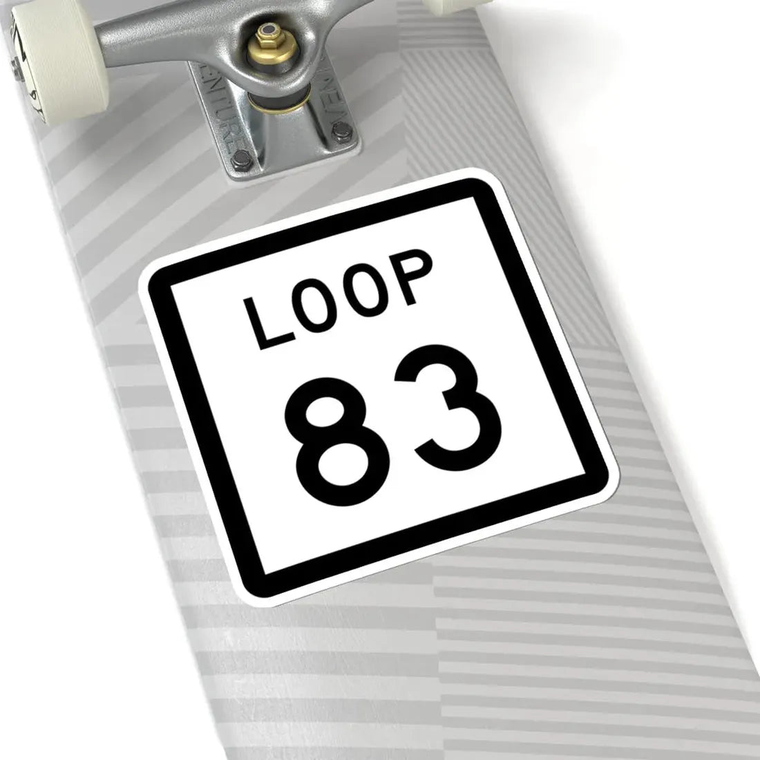 Texas Loop 83 (Texas) (Road Sign) STICKER Vinyl Kiss-Cut Decal - The Sticker Space