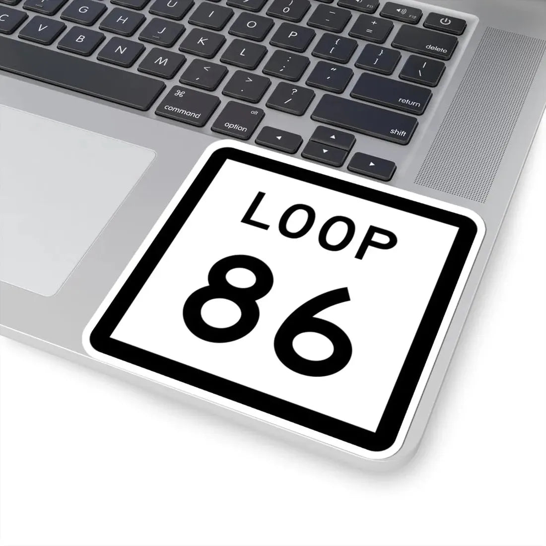 Texas Loop 86 (Texas) (Road Sign) STICKER Vinyl Kiss-Cut Decal - The Sticker Space