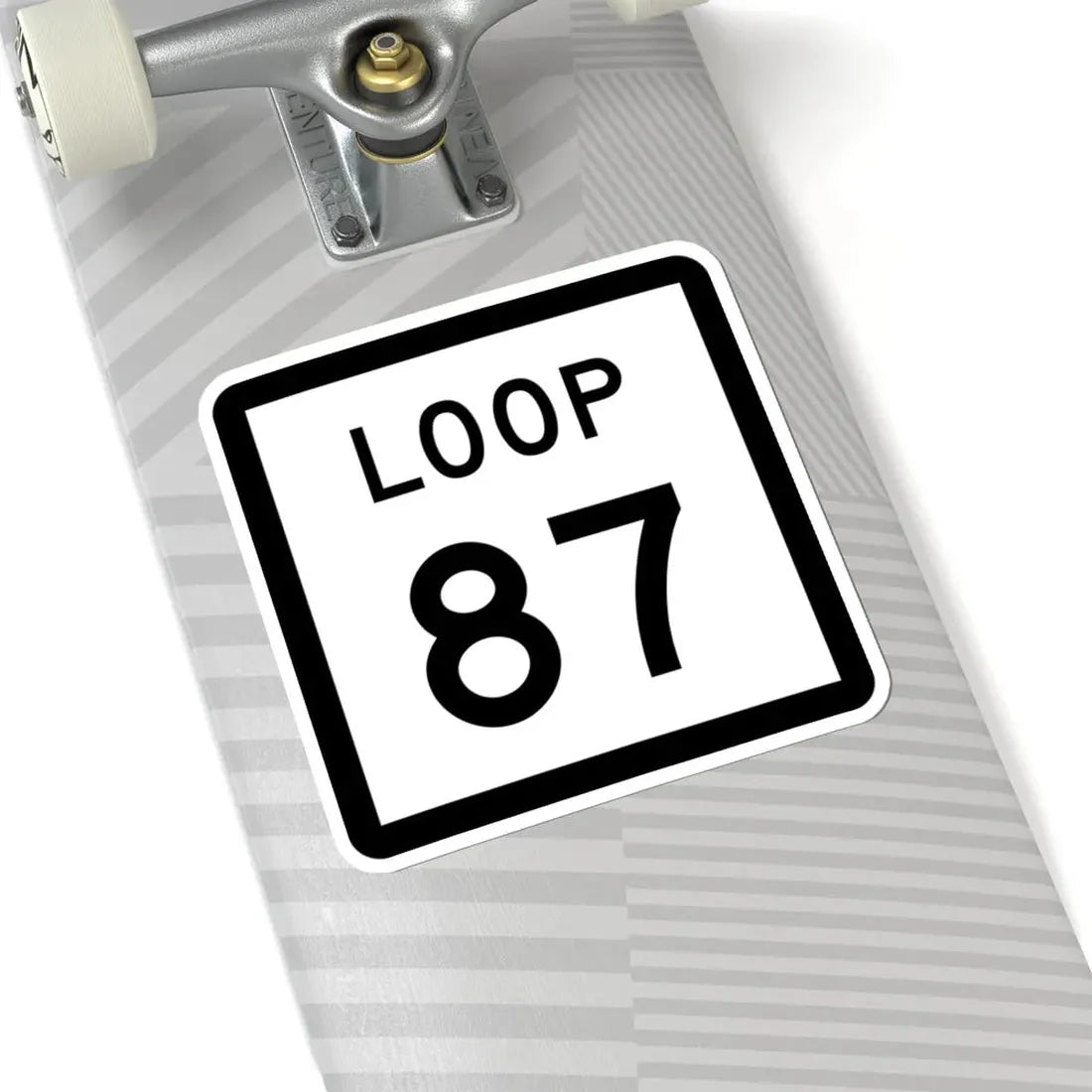 Texas Loop 87 (Texas) (Road Sign) STICKER Vinyl Kiss-Cut Decal - The Sticker Space