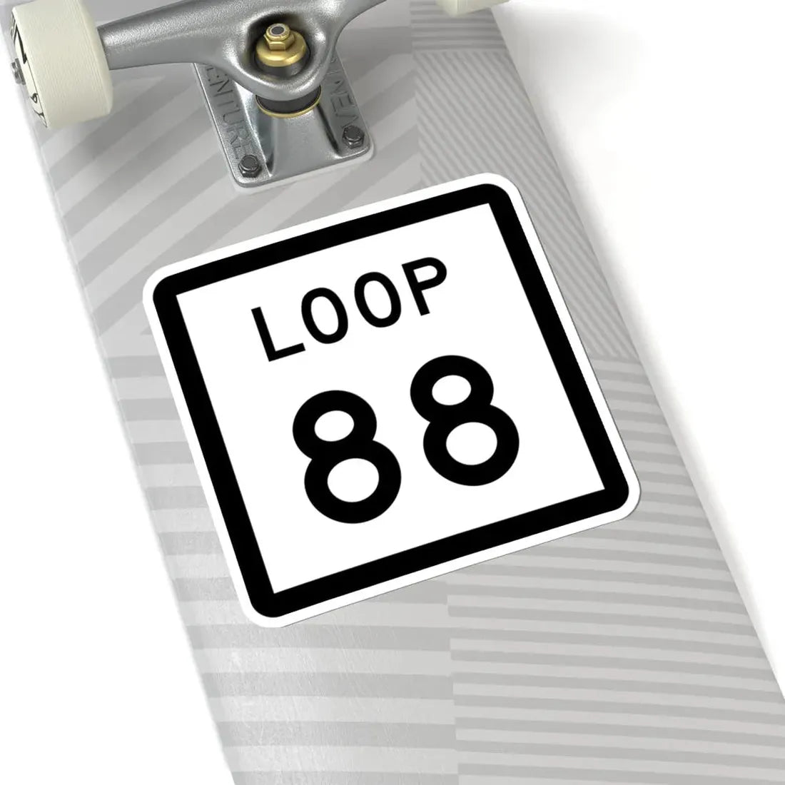 Texas Loop 88 (Texas) (Road Sign) STICKER Vinyl Kiss-Cut Decal - The Sticker Space