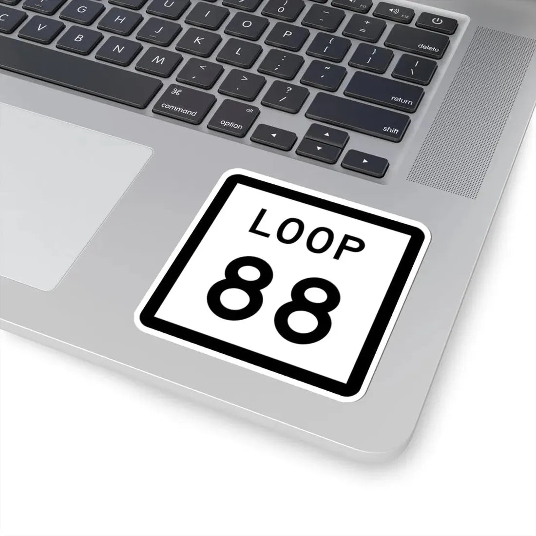 Texas Loop 88 (Texas) (Road Sign) STICKER Vinyl Kiss-Cut Decal - The Sticker Space