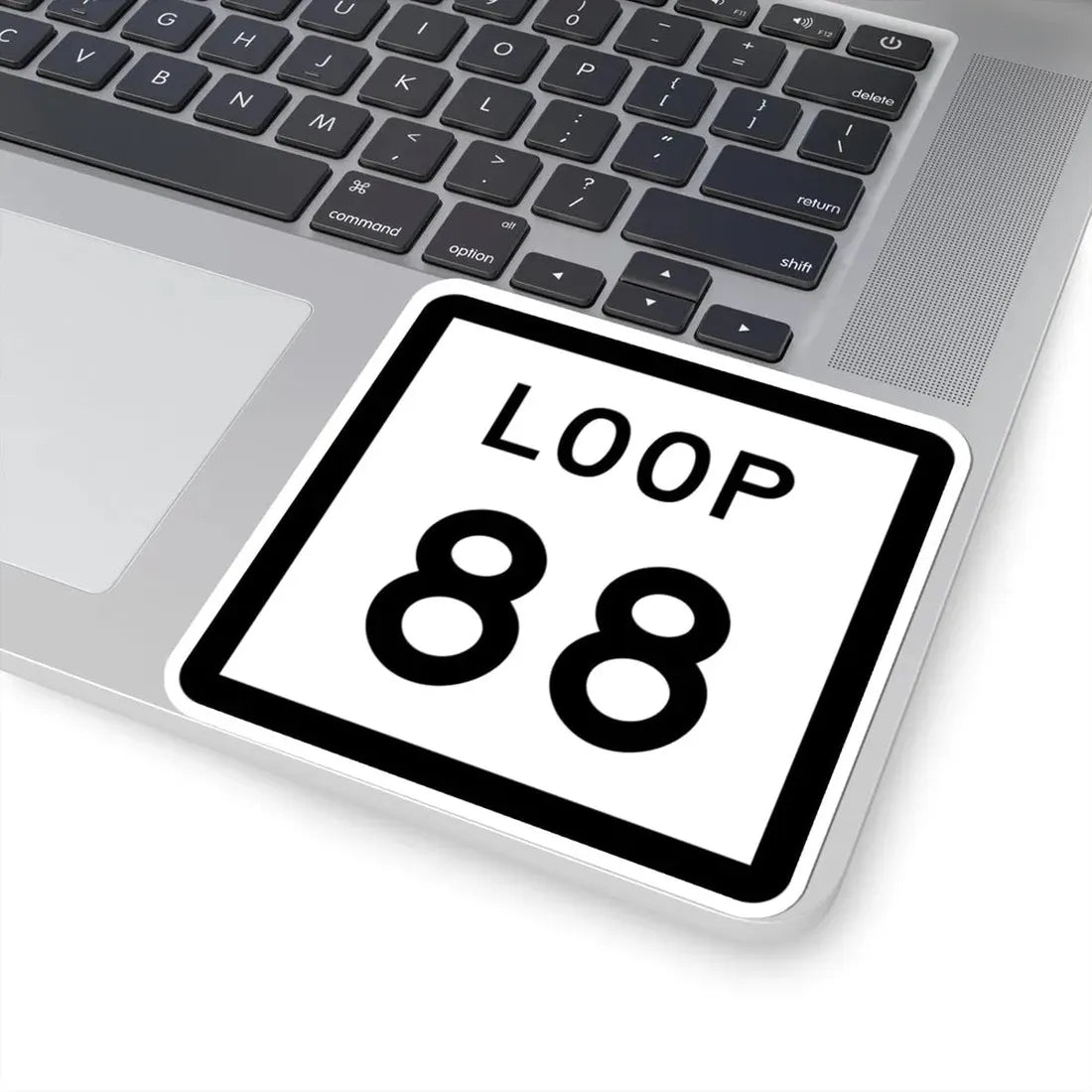 Texas Loop 88 (Texas) (Road Sign) STICKER Vinyl Kiss-Cut Decal - The Sticker Space