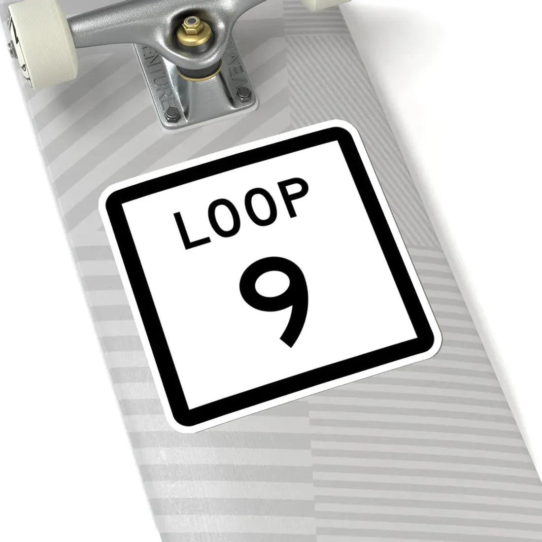 Texas Loop 9 (Texas) (Road Sign) STICKER Vinyl Kiss-Cut Decal - The Sticker Space