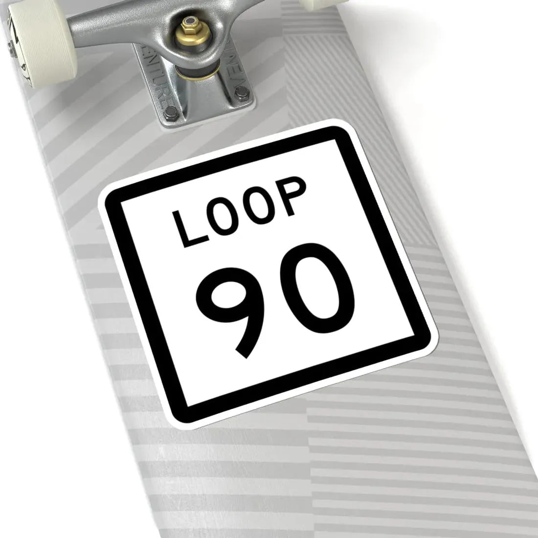 Texas Loop 90 (Texas) (Road Sign) STICKER Vinyl Kiss-Cut Decal - The Sticker Space