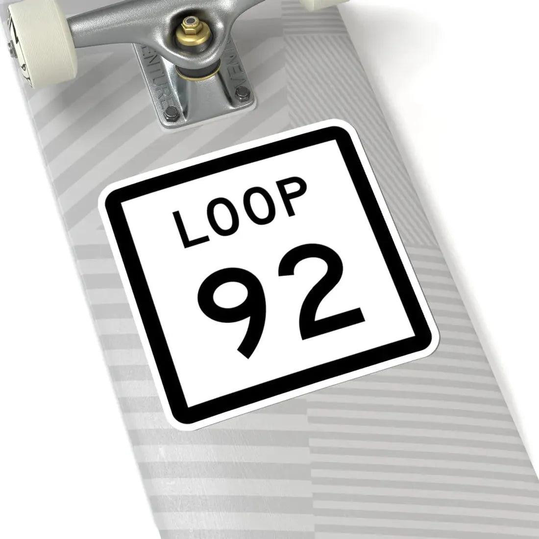 Texas Loop 92 (Texas) (Road Sign) STICKER Vinyl Kiss-Cut Decal - The Sticker Space