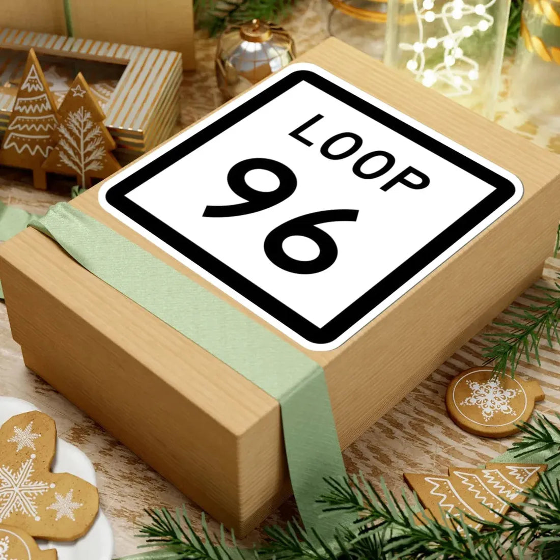 Texas Loop 96 (Texas) (Road Sign) STICKER Vinyl Kiss-Cut Decal - The Sticker Space