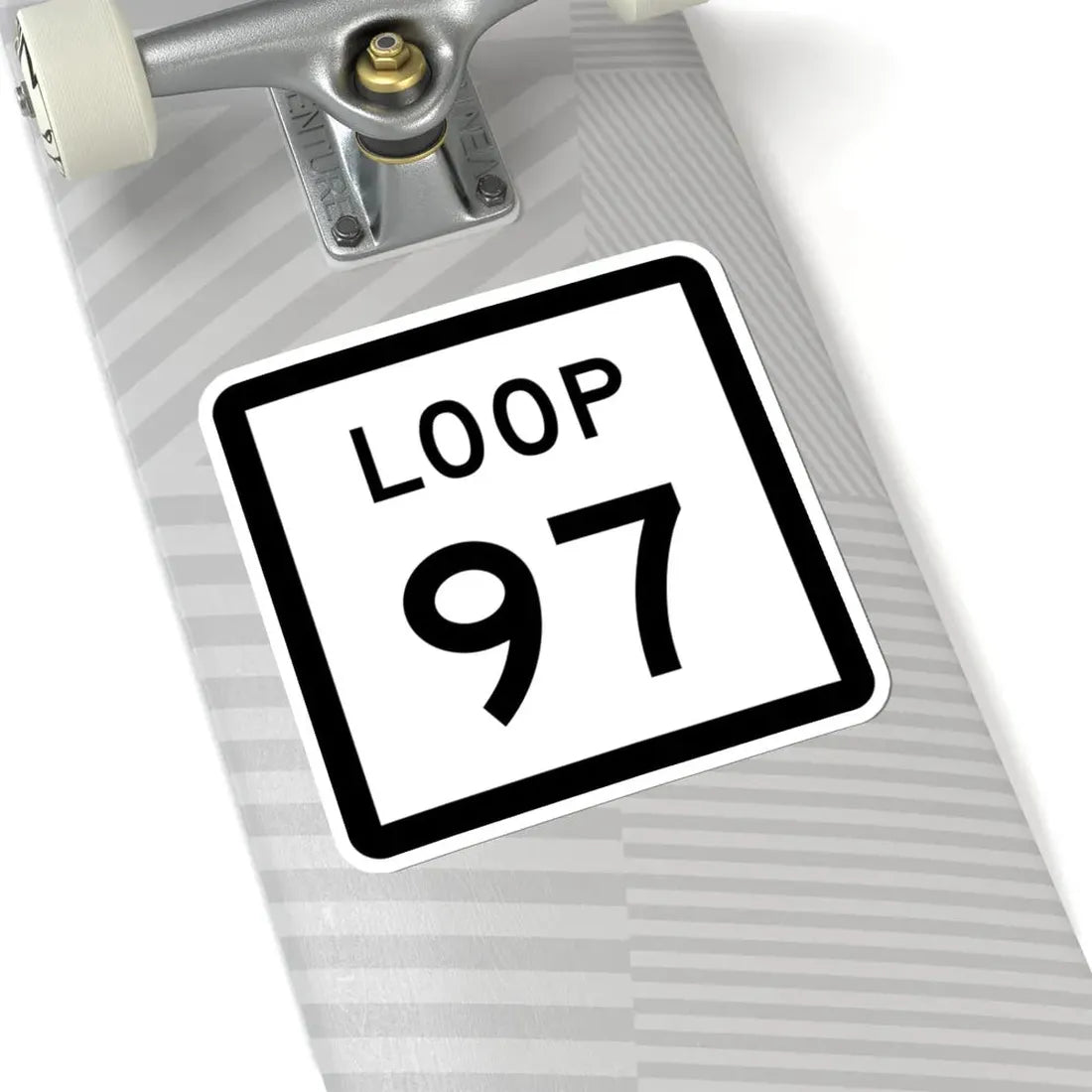 Texas Loop 97 (Texas) (Road Sign) STICKER Vinyl Kiss-Cut Decal - The Sticker Space