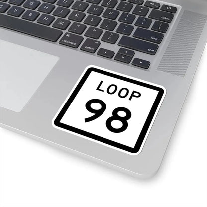 Texas Loop 98 (Texas) (Road Sign) STICKER Vinyl Kiss-Cut Decal - The Sticker Space