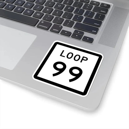 Texas Loop 99 (Texas) (Road Sign) STICKER Vinyl Kiss-Cut Decal - The Sticker Space
