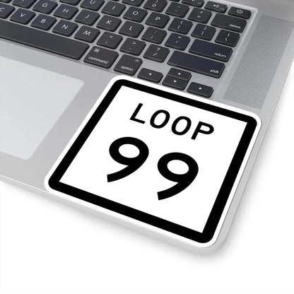 Texas Loop 99 (Texas) (Road Sign) STICKER Vinyl Kiss-Cut Decal - The Sticker Space