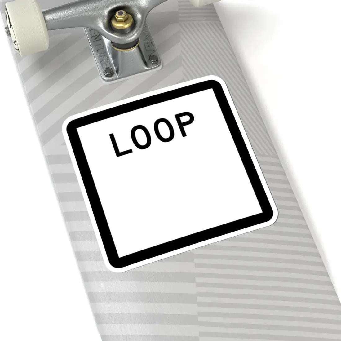 Texas Loop blank (Texas) (Road Sign) STICKER Vinyl Kiss-Cut Decal - The Sticker Space