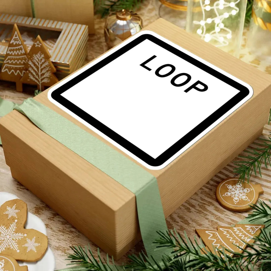 Texas Loop blank (Texas) (Road Sign) STICKER Vinyl Kiss-Cut Decal - The Sticker Space