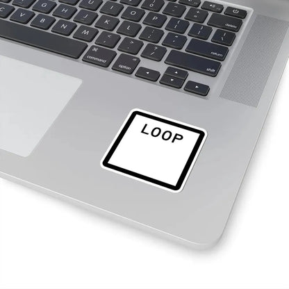 Texas Loop blank (Texas) (Road Sign) STICKER Vinyl Kiss-Cut Decal - The Sticker Space