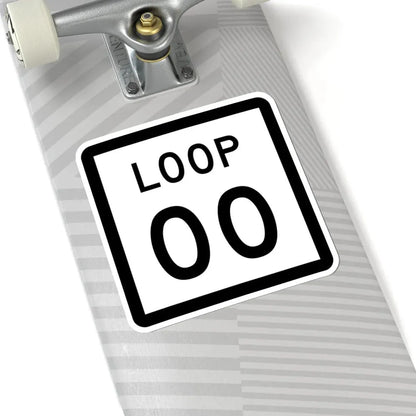 Texas Loop XX (Texas) (Road Sign) STICKER Vinyl Kiss-Cut Decal - The Sticker Space