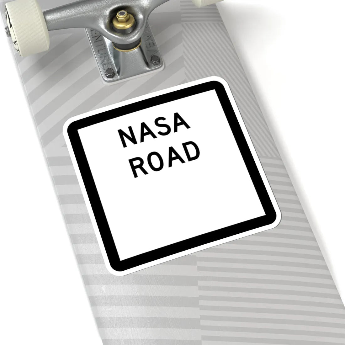 Texas NASA Road blank (Texas) (Road Sign) STICKER Vinyl Kiss-Cut Decal - The Sticker Space