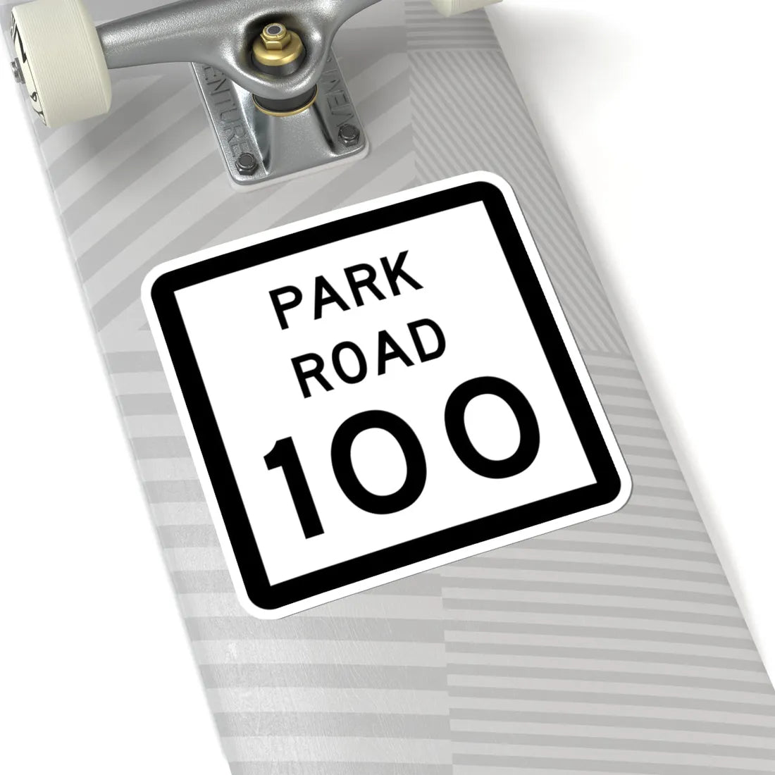 Texas Park Road 100 (Texas) (Road Sign) STICKER Vinyl Kiss-Cut Decal - The Sticker Space