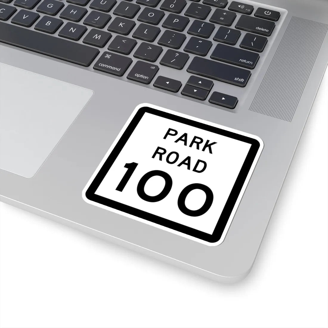 Texas Park Road 100 (Texas) (Road Sign) STICKER Vinyl Kiss-Cut Decal - The Sticker Space