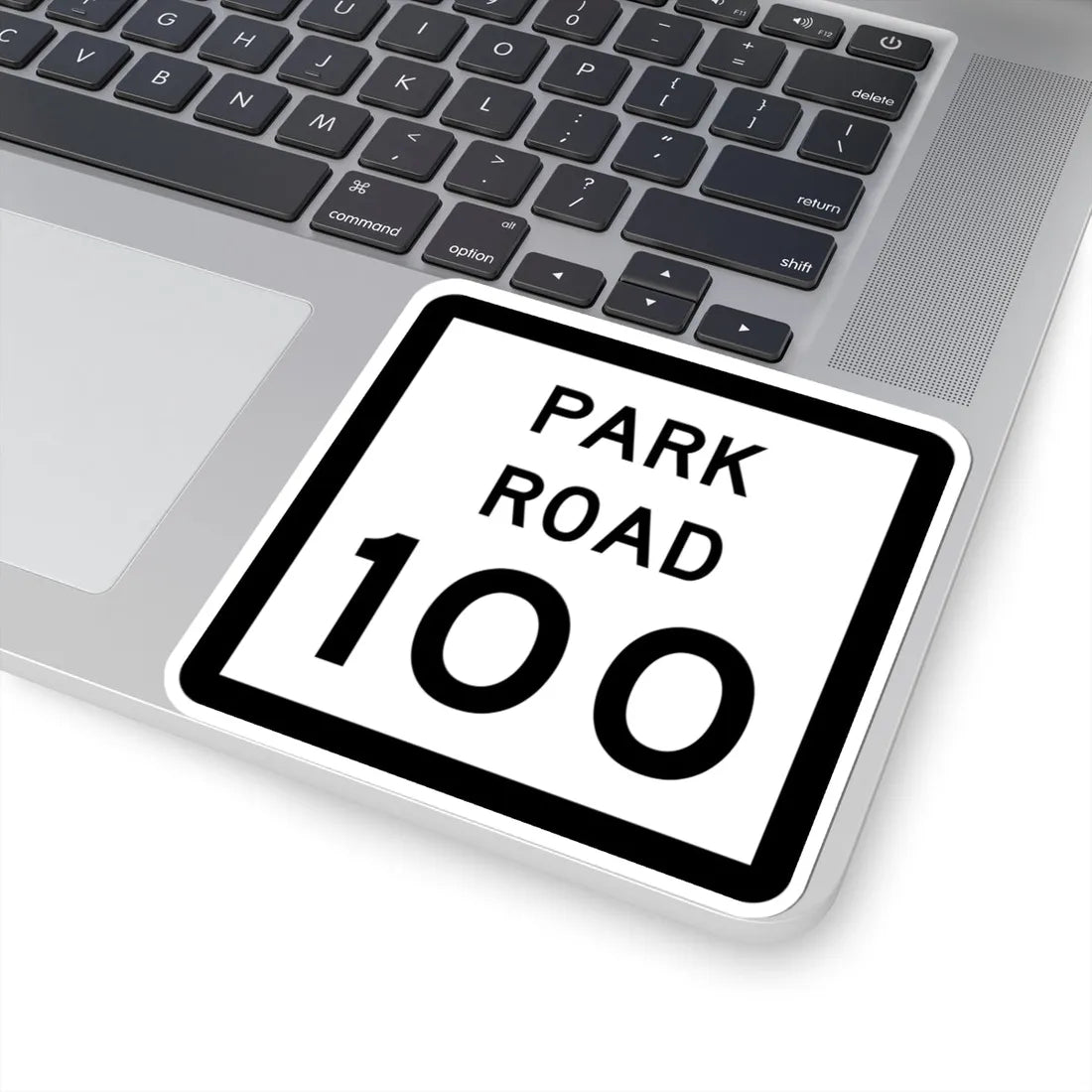 Texas Park Road 100 (Texas) (Road Sign) STICKER Vinyl Kiss-Cut Decal - The Sticker Space