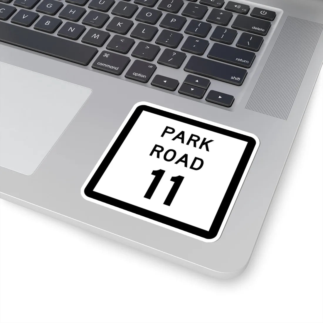 Texas Park Road 11 (Texas) (Road Sign) STICKER Vinyl Kiss-Cut Decal - The Sticker Space