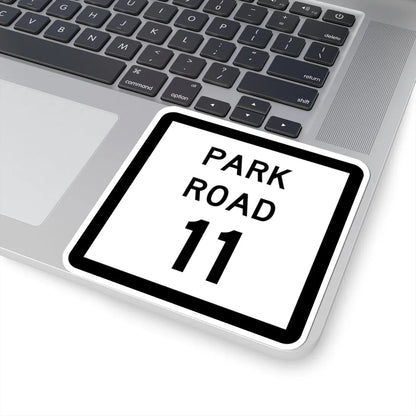 Texas Park Road 11 (Texas) (Road Sign) STICKER Vinyl Kiss-Cut Decal - The Sticker Space