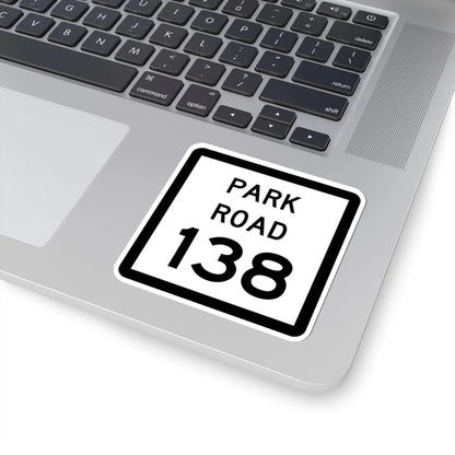 Texas Park Road 138 (Texas) (Road Sign) STICKER Vinyl Kiss-Cut Decal - The Sticker Space