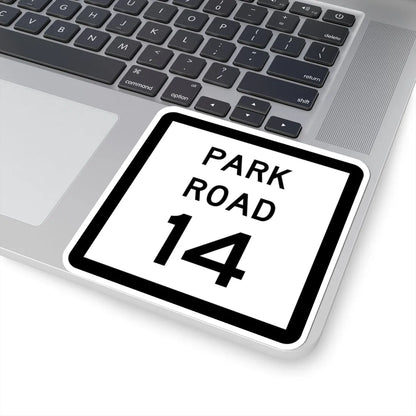 Texas Park Road 14 (Texas) (Road Sign) STICKER Vinyl Kiss-Cut Decal - The Sticker Space