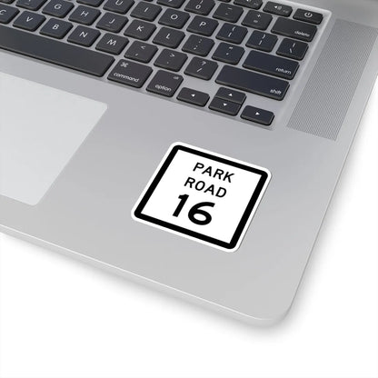 Texas Park Road 16 (Texas) (Road Sign) STICKER Vinyl Kiss-Cut Decal - The Sticker Space