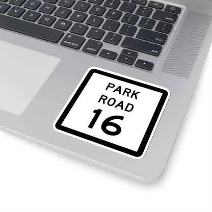 Texas Park Road 16 (Texas) (Road Sign) STICKER Vinyl Kiss-Cut Decal - The Sticker Space