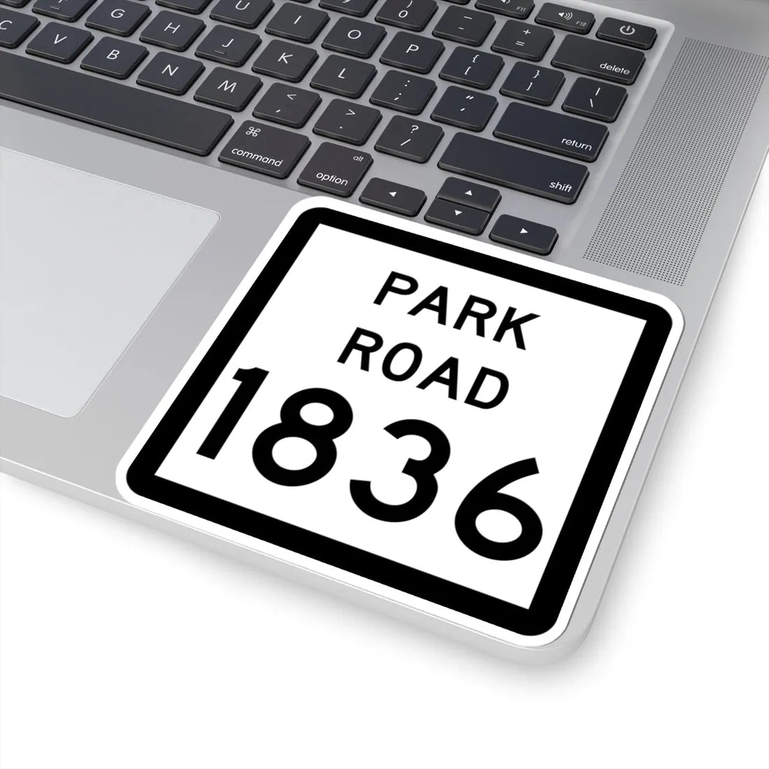 Texas Park Road 1836 (Texas) (Road Sign) STICKER Vinyl Kiss-Cut Decal - The Sticker Space