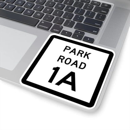 Texas Park Road 1A (Texas) (Road Sign) STICKER Vinyl Kiss-Cut Decal - The Sticker Space