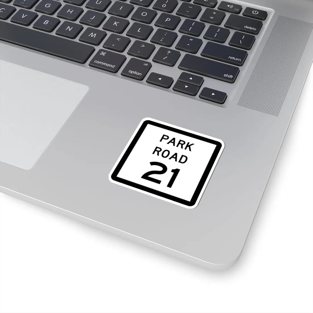 Texas Park Road 21 (Texas) (Road Sign) STICKER Vinyl Kiss-Cut Decal - The Sticker Space