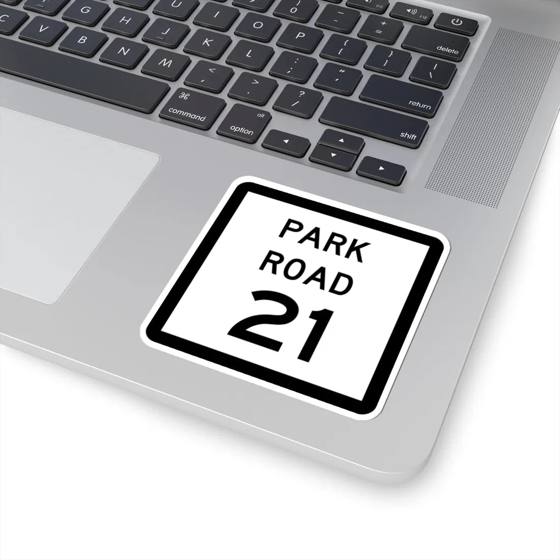 Texas Park Road 21 (Texas) (Road Sign) STICKER Vinyl Kiss-Cut Decal - The Sticker Space