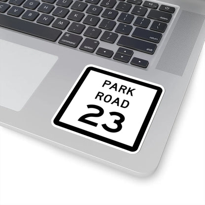 Texas Park Road 23 (Texas) (Road Sign) STICKER Vinyl Kiss-Cut Decal - The Sticker Space