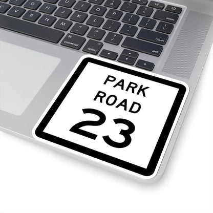Texas Park Road 23 (Texas) (Road Sign) STICKER Vinyl Kiss-Cut Decal - The Sticker Space