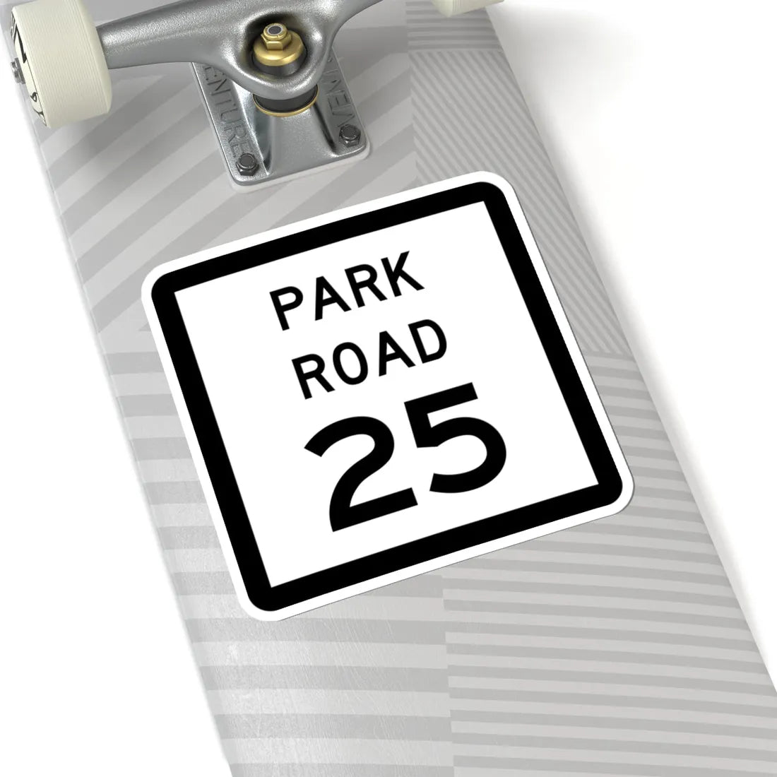 Texas Park Road 25 (Texas) (Road Sign) STICKER Vinyl Kiss-Cut Decal - The Sticker Space