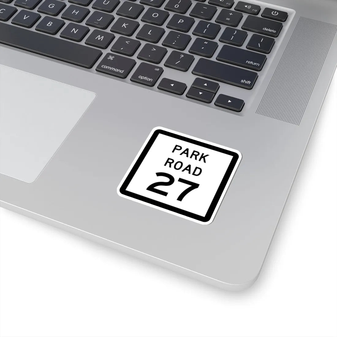 Texas Park Road 27 (Texas) (Road Sign) STICKER Vinyl Kiss-Cut Decal - The Sticker Space