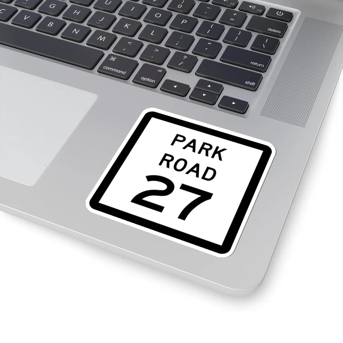 Texas Park Road 27 (Texas) (Road Sign) STICKER Vinyl Kiss-Cut Decal - The Sticker Space
