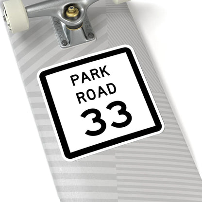 Texas Park Road 33 (Texas) (Road Sign) STICKER Vinyl Kiss-Cut Decal - The Sticker Space
