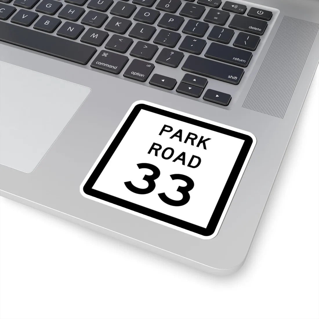 Texas Park Road 33 (Texas) (Road Sign) STICKER Vinyl Kiss-Cut Decal - The Sticker Space