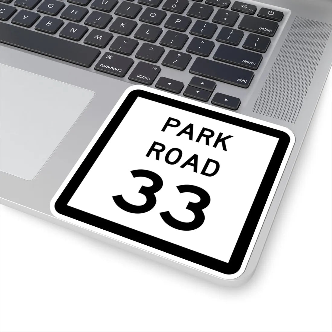 Texas Park Road 33 (Texas) (Road Sign) STICKER Vinyl Kiss-Cut Decal - The Sticker Space