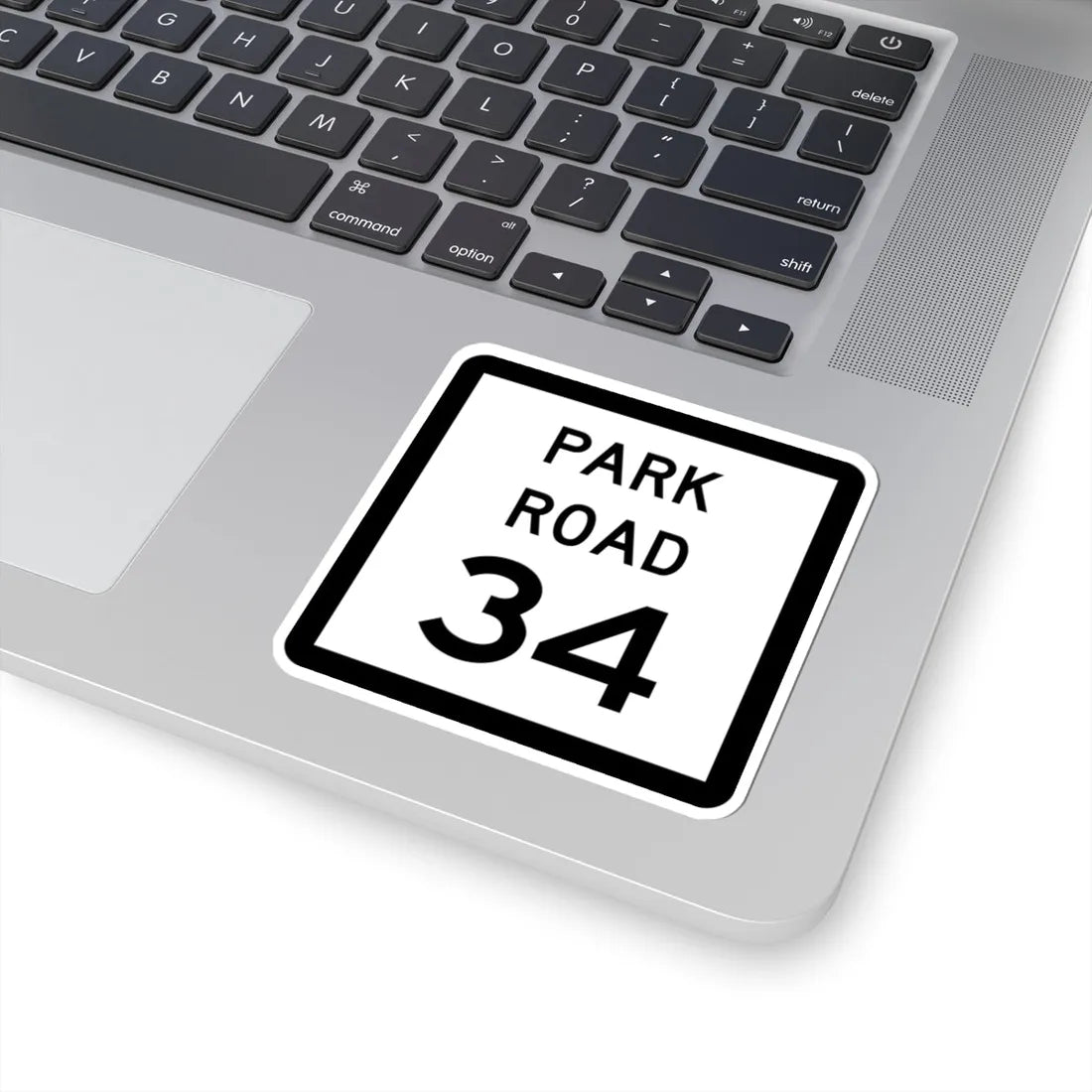 Texas Park Road 34 (Texas) (Road Sign) STICKER Vinyl Kiss-Cut Decal - The Sticker Space