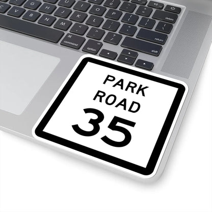 Texas Park Road 35 (Texas) (Road Sign) STICKER Vinyl Kiss-Cut Decal - The Sticker Space