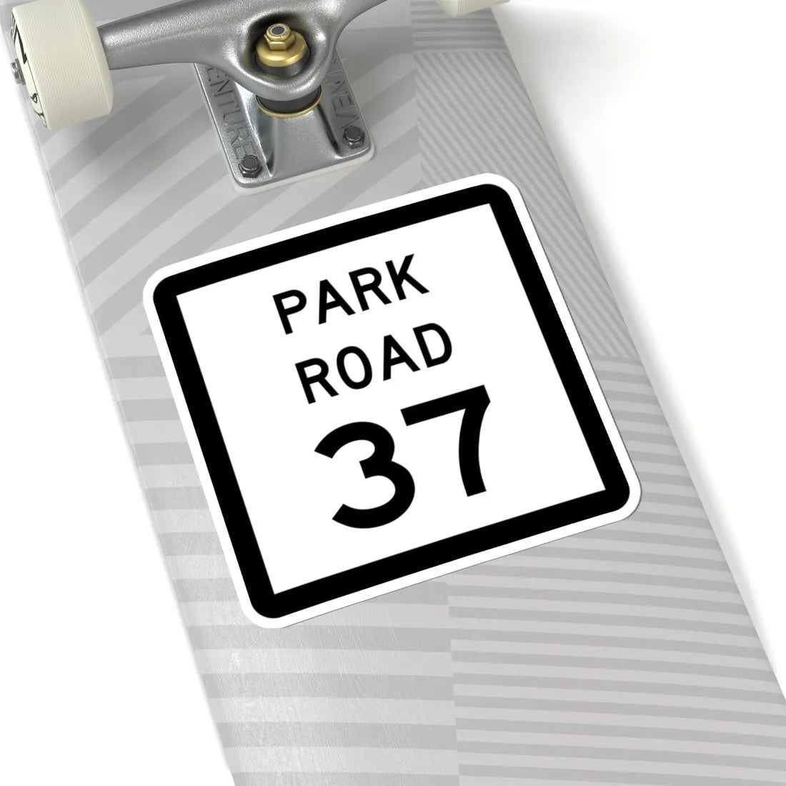 Texas Park Road 37 (Texas) (Road Sign) STICKER Vinyl Kiss-Cut Decal - The Sticker Space